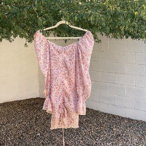 Pink Floral Princess Polly Dress Size 6 (never worn)